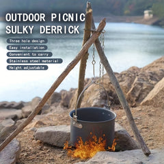 Stainless Steel Tripod Bracket Board Pot Hanger