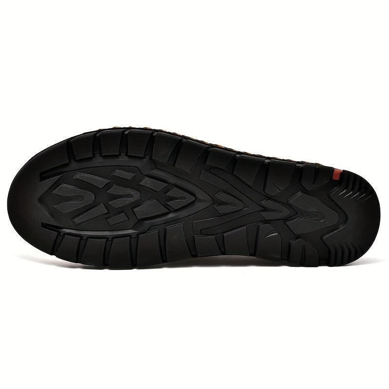 Men's Casual Sandals No Slip Wear resistant Superfine Fiber Solid Shoes