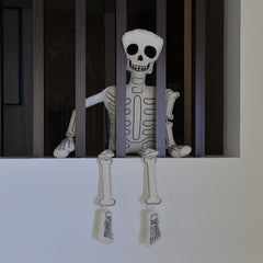Halloween Skeleton Plush Toy & Figurine with Sharp Teeth