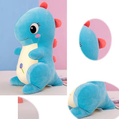 Extra Large Soft Dinosaur Toy 11.8in Red Spikes Huggable Stuffed Animal