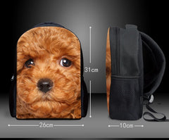 12" Hedgehog Printed Kids Backpack for School