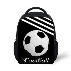 12Inch 3D Soccer Printed Kids Backpack