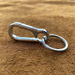 Stainless Steel Keychain Anti-lost Hanging Buckle Pendant