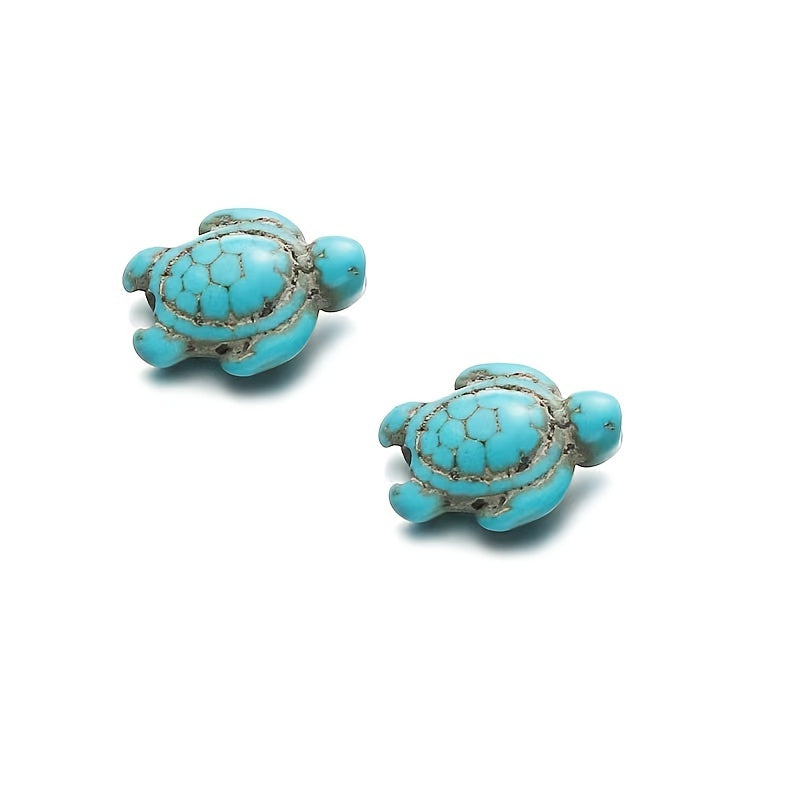 20pcs Turquoise Turtle Beads DIY Gift for Boys & Girls