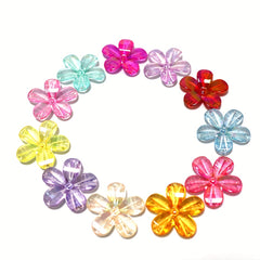 Colorful Flower Petal Jewelry Making Kit - 15pcs