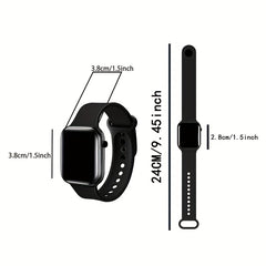 4pcs LED Sports Watch 24H Display Silicone Strap Digital