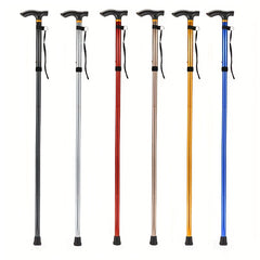 1pc Folding Aluminum Telescopic Trekking Pole Lightweight for Hiking