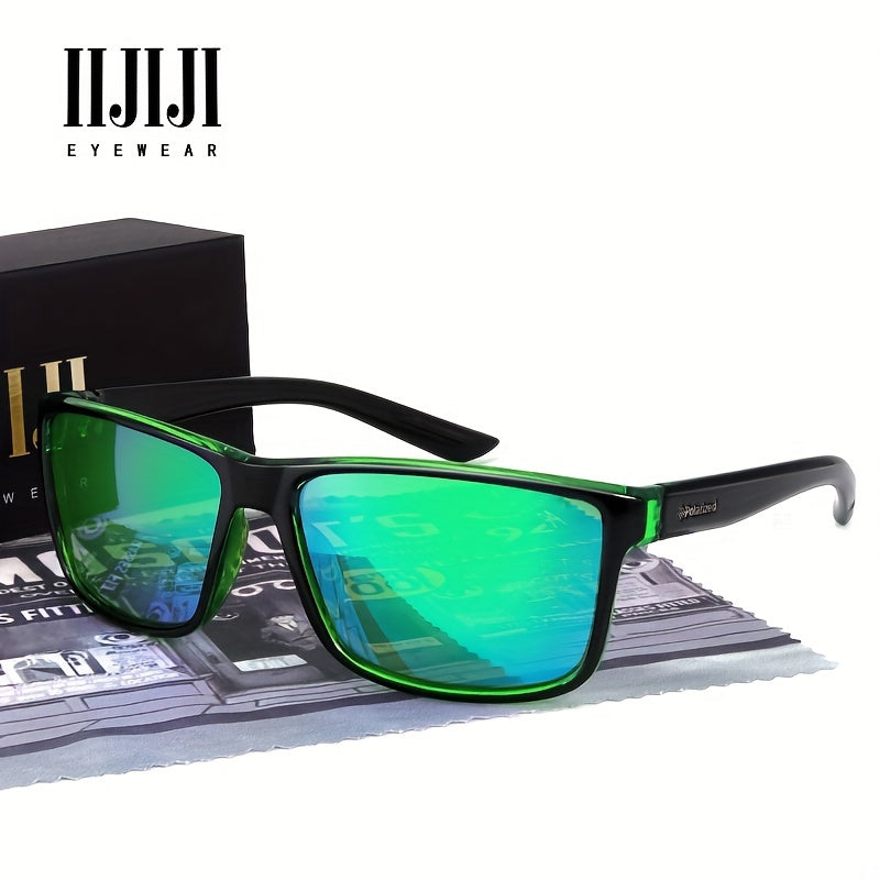 Men's Square Polarized Sunglasses Sports Driving Fishing Glasses