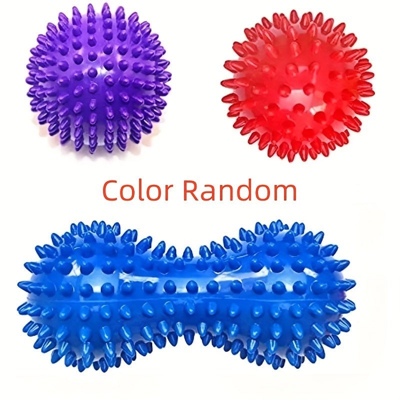 3pcs Yoga Massage Balls Peanut Shaped Fitness Ball For Plantar Fasciitis