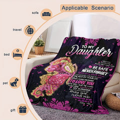 Butterfly Printed Warm Cozy Soft Throw Blanket for Couch Bed Sofa Office