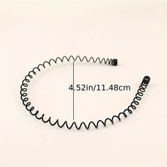 Iron Wave Headband Men's Women's Invisible Sports Hairpin Hair Accessories