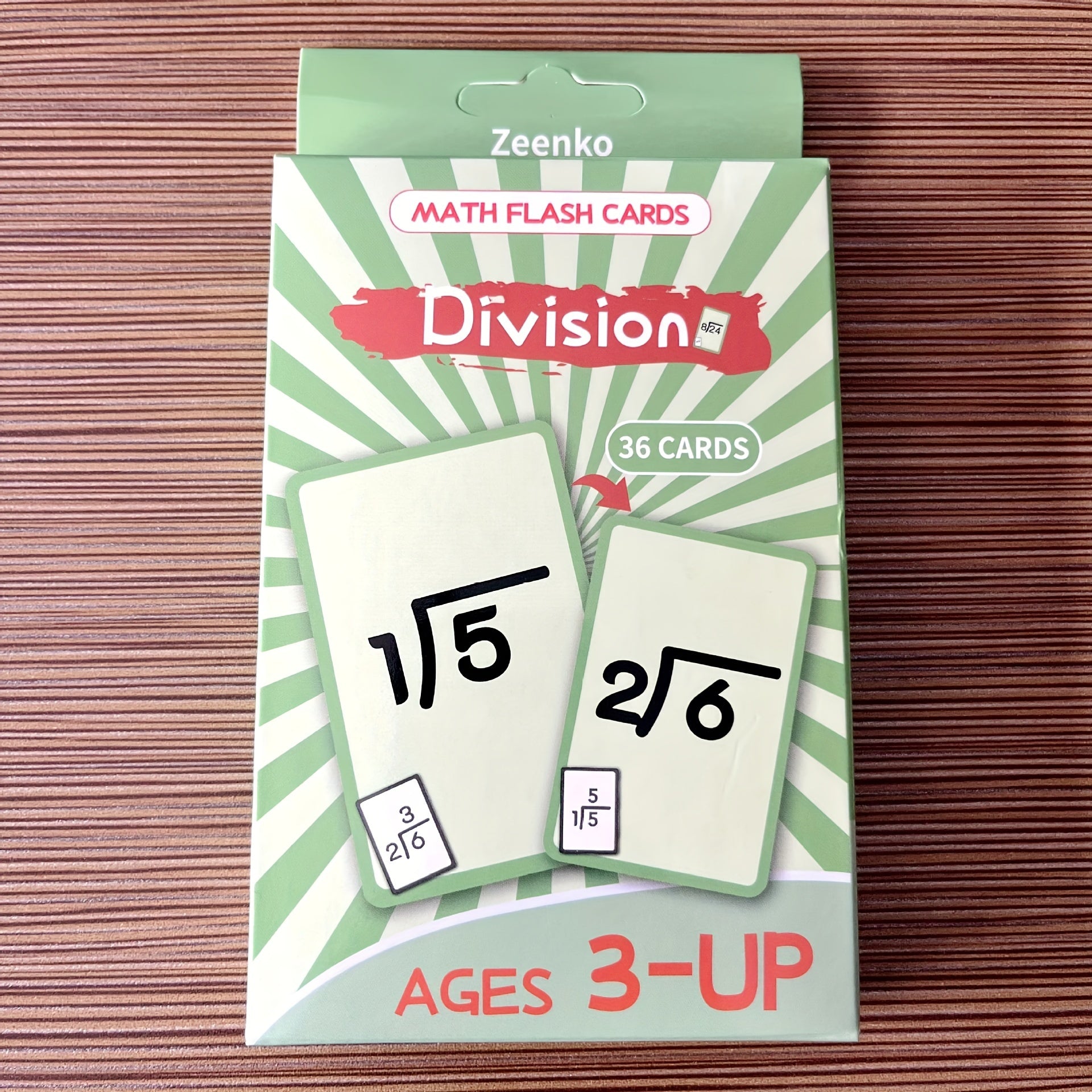 Add Sub Div Practice Cards Math Activities Study Supplement