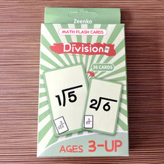 Add Sub Div Practice Cards Math Activities Study Supplement