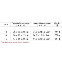 13 14 15in Sling Hand Carry Laptop Bag Waterproof Protective Sleeve