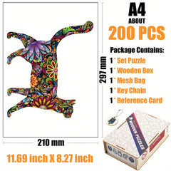 Pride Cat Wood Puzzle in Box