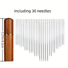 30pcs Elderly Hand Sewing Quilt Clothes Thread Needles