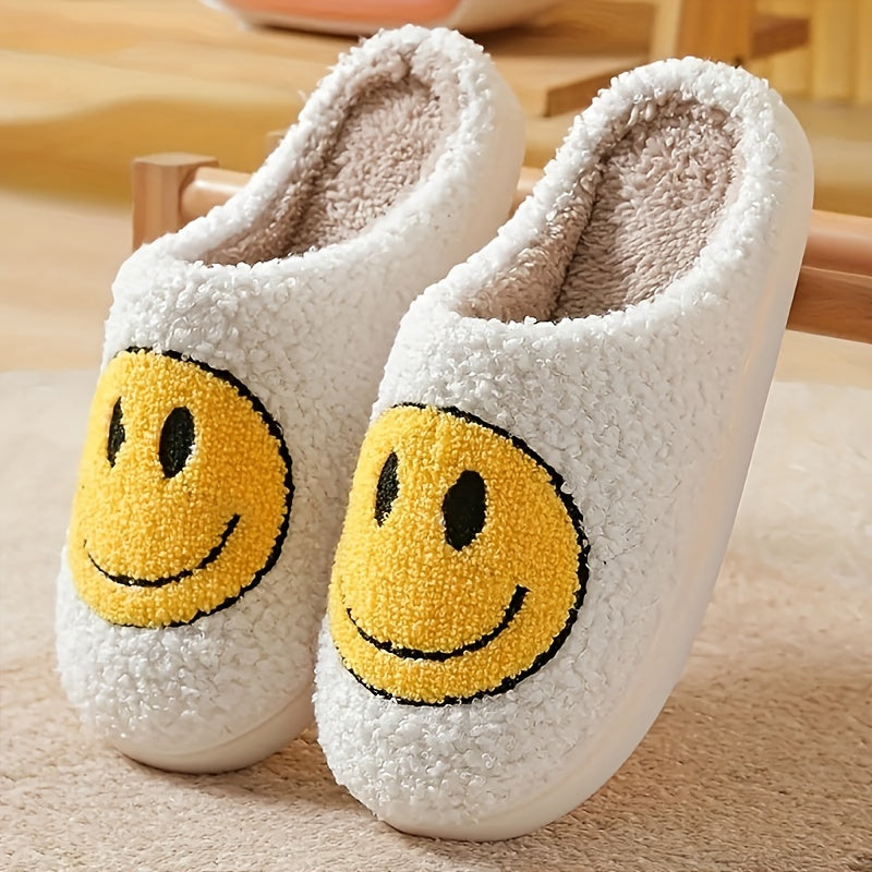 Kids Cartoon Slip On Slippers - Warm Soft Indoor Slippers