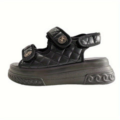 Women's Thick Sole Heighten Open Toe Sports Sandals