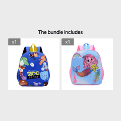 Kids Animal Anime Schoolbag, 1-6 Years Old, Cartoon Backpack