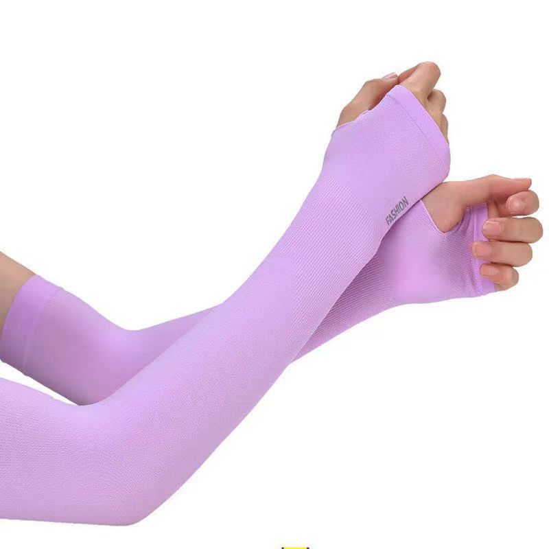 NAIYONG Compression Cooling Sleeves UV Protection Sunscreen Thumbless Cuffs