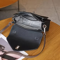 Women's Leather Crossbody Bag with Removable Strap