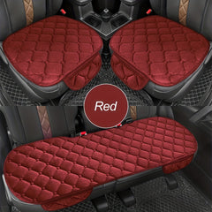 3pcs Universal Car Seat Cover Plush Breathable Warm Cushion