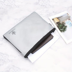 WESSLECO Fireproof Money Jewelry Valuables File Folder Cash Pouch Document Bag