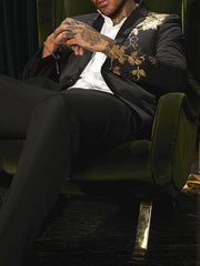 Bronzing Style Suit Men s Slim Fit Business Blazer