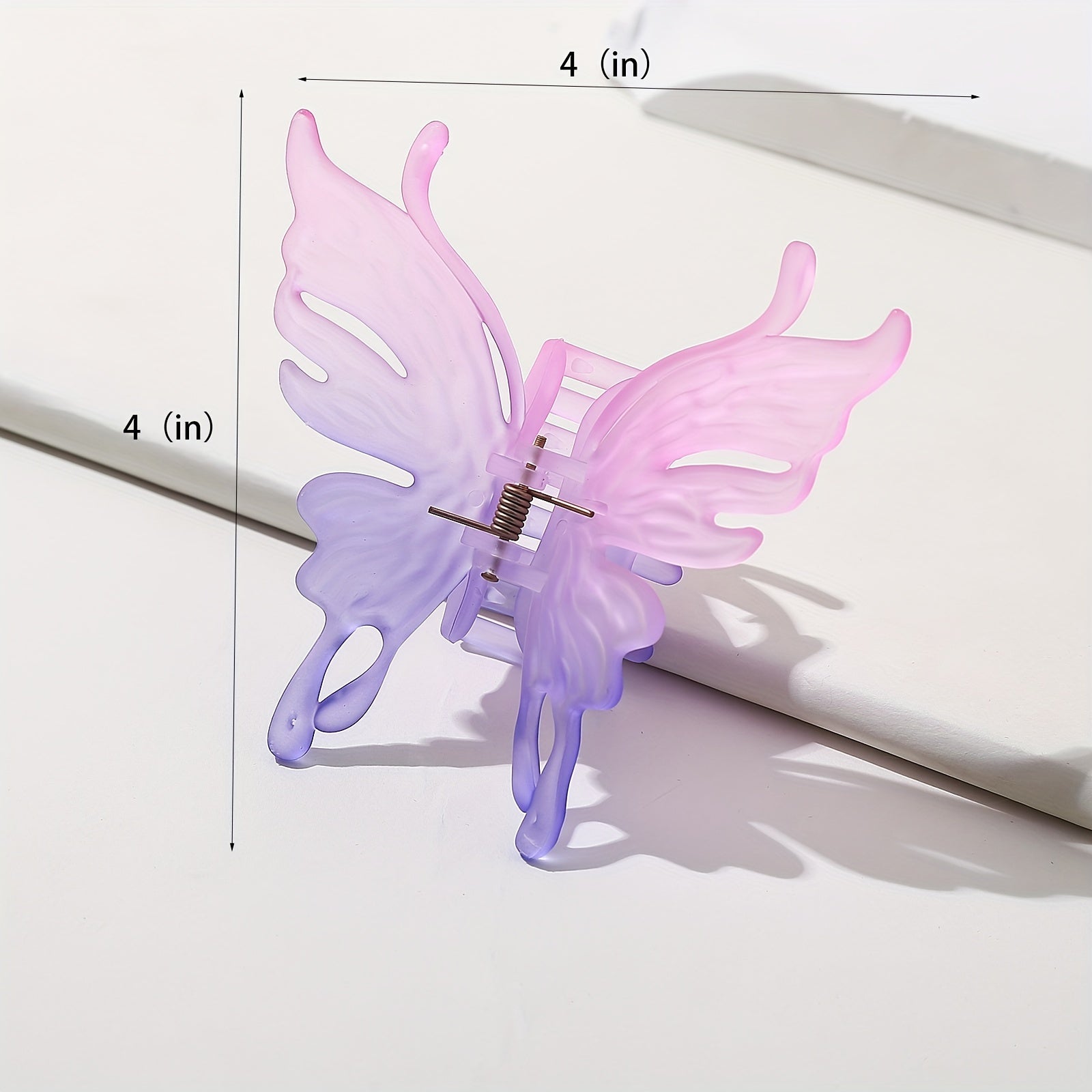 Matte Butterfly Hair Claw Clip Strong Hold Grip Hair Jaw Clip