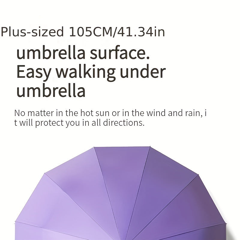 24 Bone Umbrella Fully Automatic UV Protection Outdoor Travel Umbrella