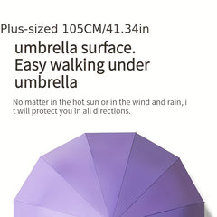 24 Bone Umbrella Fully Automatic UV Protection Outdoor Travel Umbrella