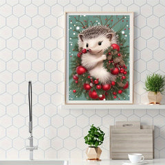 1pc Hedgehog Pattern Canvas Painting Home Wall Art Decoration