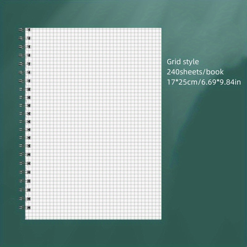 Spiral Blank Sketchbook Memo Notepad Diary Notebook 240 Pages