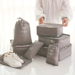 9 Pcs Lightweight Zipper Luggage Bags for Travel Organizers