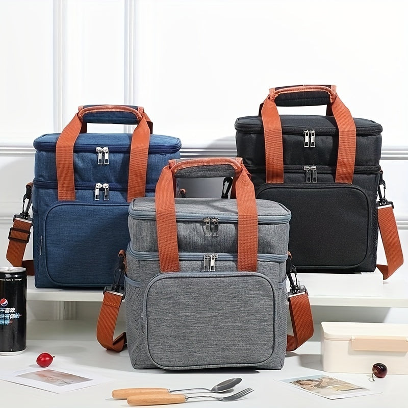 Cooler Bag Insulation Bag Outdoor Tote Bag for Camping Picnic Beach