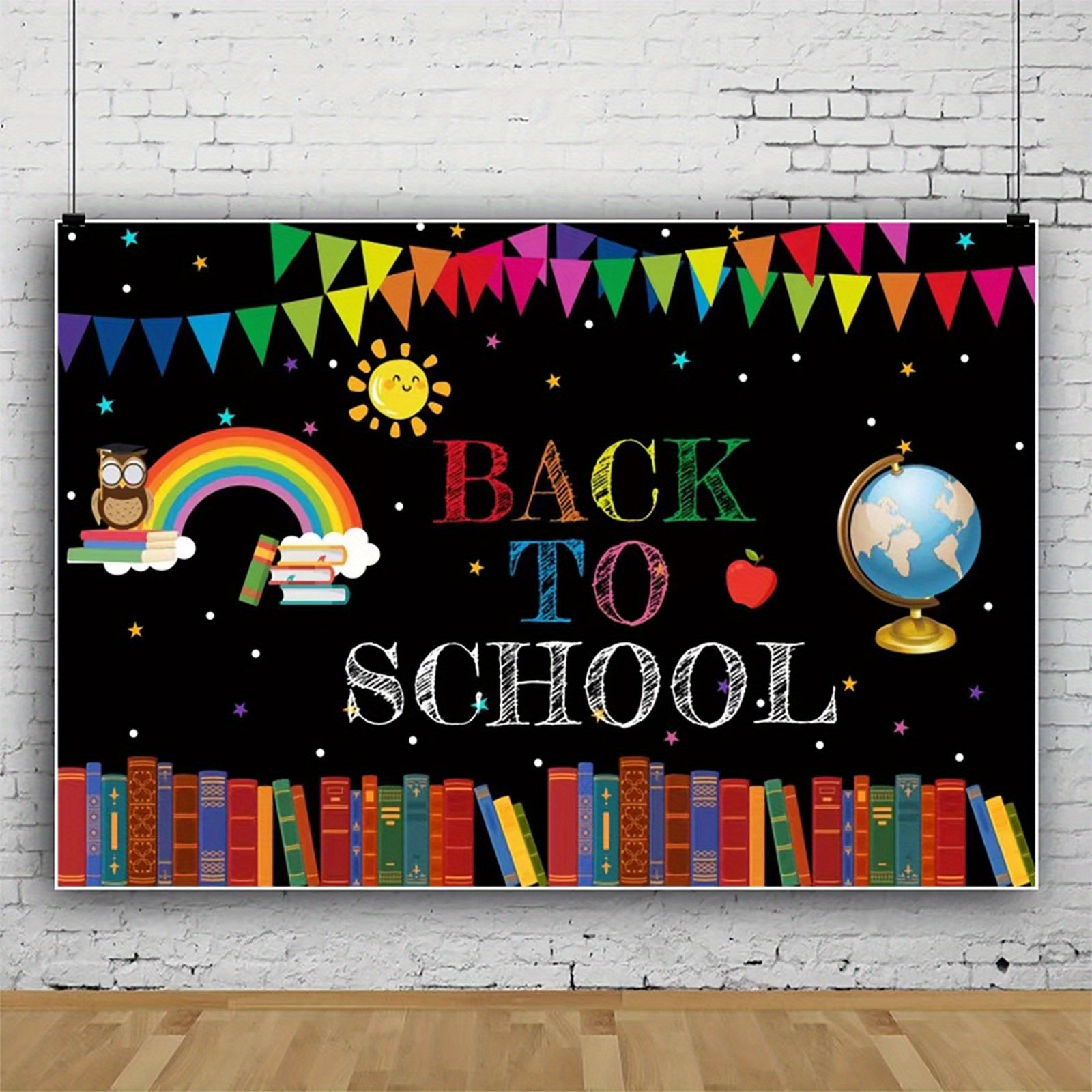 Back To School Backdrop Banner Welcome Back Banner For First Day of School Decor