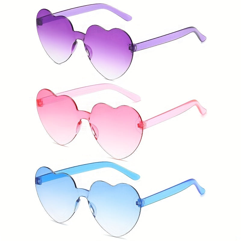 Y2K Heart Sunglasses Candy Glasses UV400