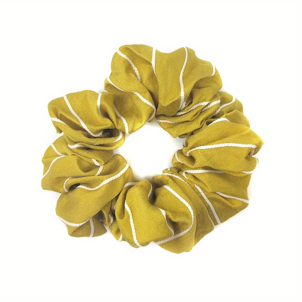 Striped Hair Scrunchies Hair Rope Style Hair Tie Hair Ring