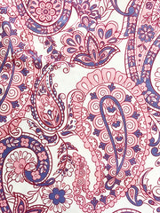 Paisley Print Spaghetti Strap Top Sleeveless Cami