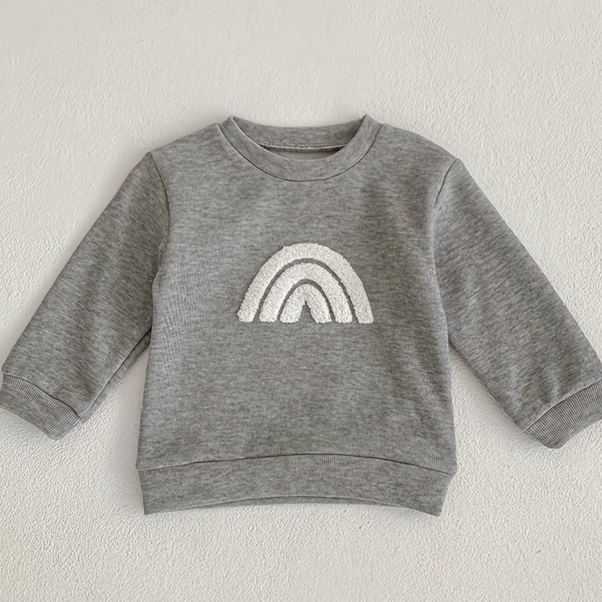 Kids Rainbow Printed Sweatshirt Long Sleeve Pullover Tops