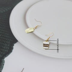 Coffee Cup Earrings Retro Party Jewelry Gift For Women