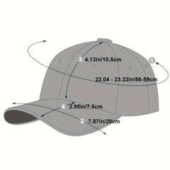 Men's Cotton Baseball Cap Embroidered Casual Sports Cap