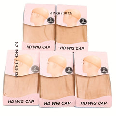10pcs Ultra Thin Invisible Wig Caps for Lace Front Wigs & Accessories