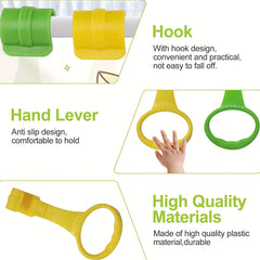 Baby Crib Pull Rings Exercise Aid Standing Rings Infant Toddler Activity