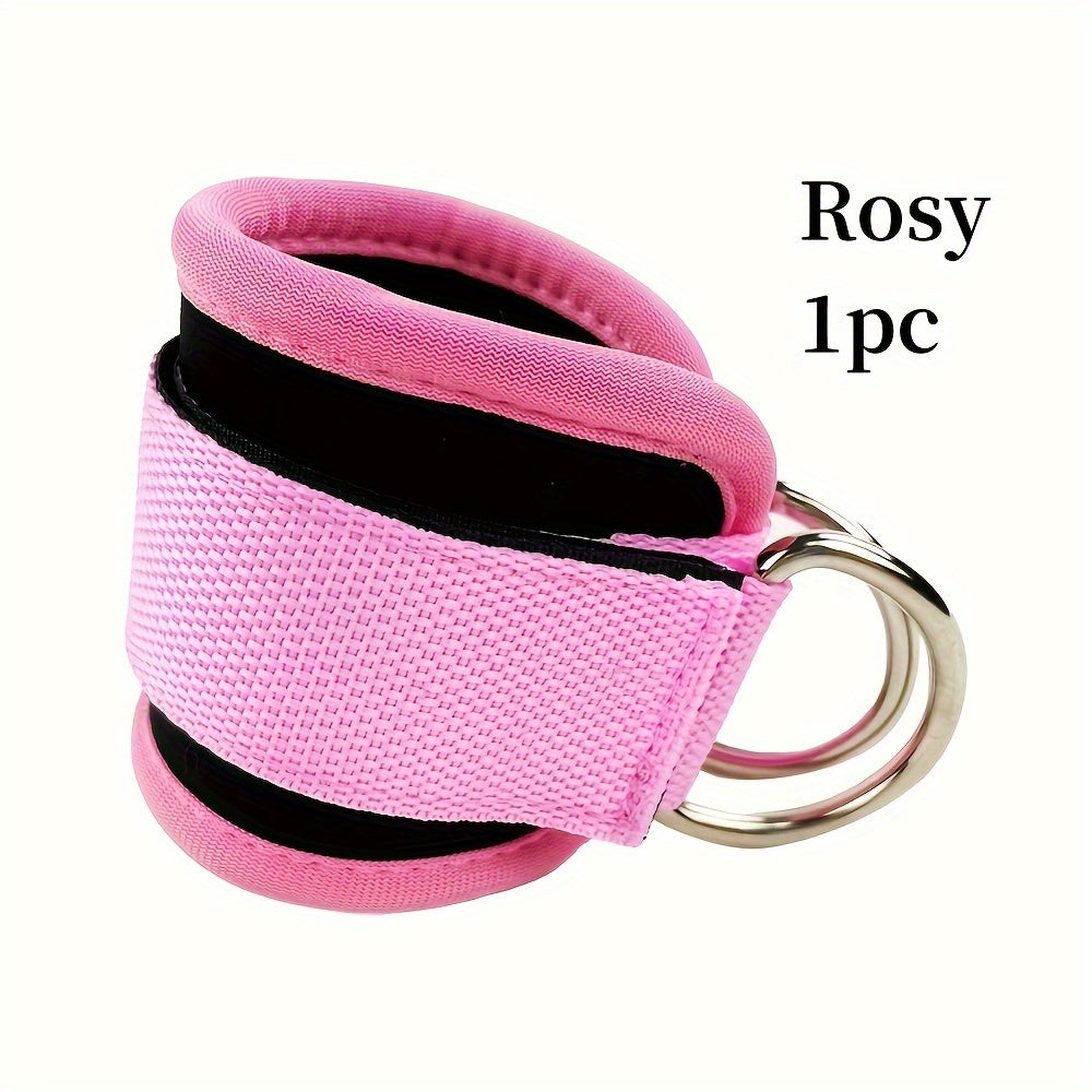Adjustable Dumbbell Padded Ankle Strap Resistance Band Gym Kickback Cuffs
