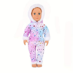 Holiday Style Doll Clothes Set for 18-inch Dolls