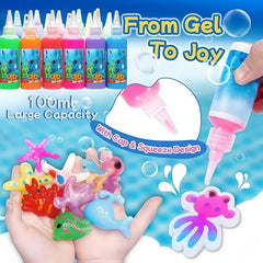 Water Baby Toy Set with Magic Water and Molds