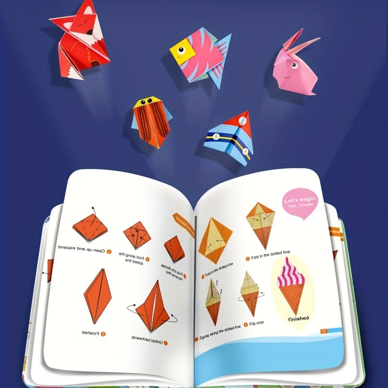 108 Sheets Origami Puzzle Game DIY Paper Crafts Set