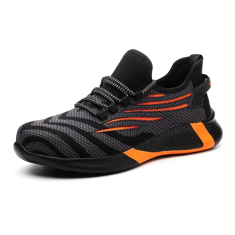 Unisex Steel Toe Work Safety Shoes Non Slip Breathable Sneakers