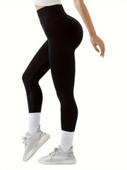 High Stretch Seamless Leggings High Waist Yoga Workout Tight Pants
